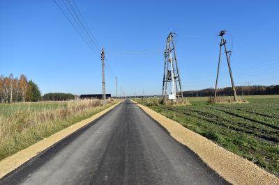 Zakończono przebudowę drogi dojazdowej przy ul. Polnej w Krzyżowej Dolinie